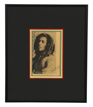 Bob Marley Signed Photograph